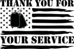 Thank you for your service, USA tattered flag, veterans day tshirt design - free svg file for members