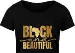 Black and beautiful free svg file for members, black history month svg for tshirt
