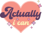 Actually I can, heart, inspirational tshirt design - free svg file for members