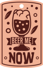Beer me now, funny gift tag - free svg file for members