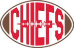 Chiefs in the shape of a football ball free svg file for members, football team mascot svg for sweatshirt