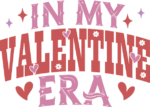 Sweatshirt design, In my valentine era - free svg file for members