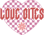 Love bites, checkered heart, valentine's day tshirt design - free svg file for members