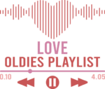 Love oldies playlist, heart music, tshirt design - free svg file for members