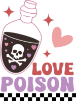 Love poison, funny valentine's day sweatshirt design - free svg file for members