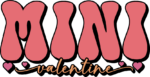 Mini valentine, cute baby onesie design - free svg file for members