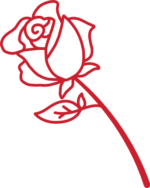 Rose flower free svg file for members, clipart image