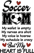 Soccer mom, my wallet is empty, my nerves are shot free svg file for members, funny soccer svg for tshirt