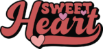Sweet heart, valentine's day sweatshirt design - free svg file for members