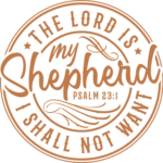 The lord is my shepherd, I shall not want, Psalm 23:1, Christians sweatshirt design - free svg file for members