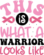 This is what a warrior looks like, cancer awareness tshirt design - free svg file for members