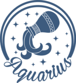 Aquarius sign, water pouring from pitcher free svg file for members, zodiac sign tshirt design