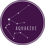 Aquarius sign, stars constellation in a circle free svg file for members, birthday svg for tshirt