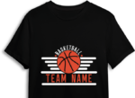 Basketball, personalized team name free svg file for members, basketball lover tshirt design