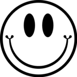 Smiley emoji free svg file for members, clipart image