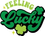 Feeling lucky free svg file for members, St Patrick's day sweatshirt design