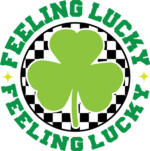Feeling lucky clover leaf free svg file for members, St Patrick's day sweatshirt design