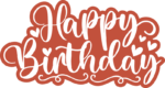 Happy birthday free svg file for members, decal, birthday decoration