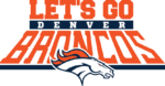 Let's go Denver broncos free svg file for members, American Football team fan tshirt design