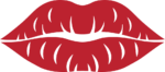 Red Lips free svg file for members, valentine's day vector image