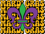 Mardi gras, echo text, fleur de lis free svg file for members, Fat Tuesday sweatshirt design