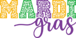 Mardi gras, leopard skin design free svg file for members, Fat Tuesday sweatshirt design