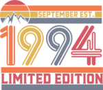September Est 1994 limited edition free svg file for members, funny birthday sweatshirt design