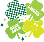 Shamrock, lucky, stay gold free svg file for members, Saint Patrick's day sweatshirt design