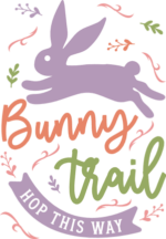 Bunny trail hop this way free svg file for members, Easter decor