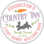 Eggington's Country inn, every bunny welcome here free svg file for members, Easter wall sign