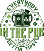 St paddy's day svg for sweatshirt free svg file for members, Everybody in the pub gettin' tipsy