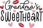 Grandma's sweetheart free svg file for members, toddler shirt design