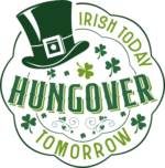 Funny Saint Patrick's day wall art decor free svg file for members, Irish today hungover tomorrow