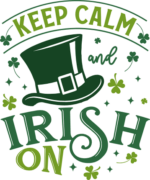 Keep calm and Irish on free svg file for members, st patricks day svg for sweatshirt