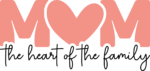 Mother's day gift free svg file for members, Mom, the heart of the family