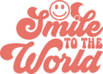 Smile to the world free svg file for members, positive quotes sweatshirt design