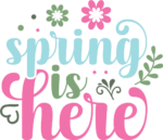 Spring is here free svg file for members, floral shirt design