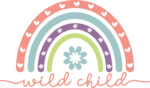 Wild child free svg file for members, rainbow, svg for toddler shirt