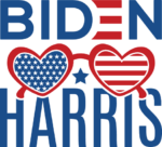 Biden harris, USA Flag sunglasses free svg file for members, voting t-shirt design