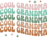 Cool grandma, echo stacked text free svg file for members, funny shirt design