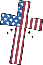 USA Flag Christian cross free svg file for members, vector image, patriotic memorial day, vinyl decal