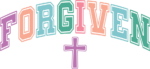 Forgiven sign free svg file for members, Christians sweatshirt design