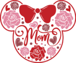 Mom sign, mickey mouse made of objects free svg file for members, shirt design for mama