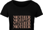 Mother, mommy, echo stacked text free svg file for members, t-shirt design for mama