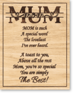 Mum, mom is such a special word, the loveliest I've ever heard free svg file for members, gift for mama