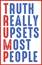 Truth really upsets most people, Trump free svg file for members, funny political t-shirt design