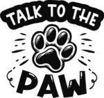 Talk to the paw free svg file for members, funny dog tank top design