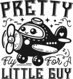 Pretty fly for a little guy free svg file for members, funny toddler tshirt design