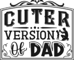 Cuter version of dad free svg file for members, baby onesie design