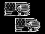 Distressed USA Flag and Donald trump thumbs up free svg file for members, election day
